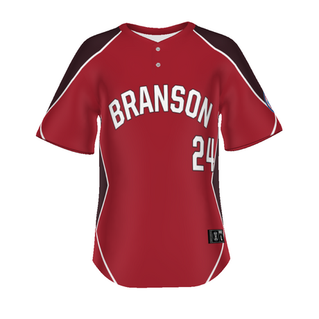 Holloway Babe Ruth Sublimated Lightweight Two-Button Baseball Jersey Team Baseball Jerseys