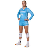 Custom V Neck Long Sleeve Fitted T-Shirt Soccer Jersey