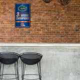 Rico Industries NCAA Florida Gators Champ 11" x 17" Home Decor Sign-1
