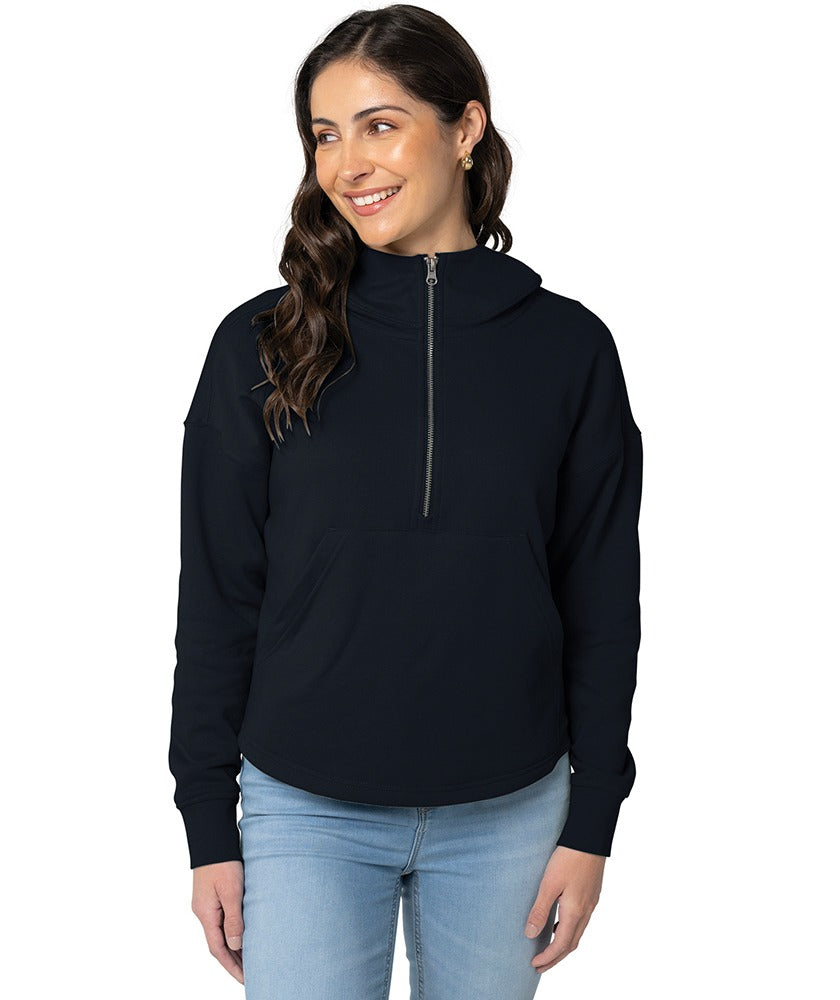 Charles River Women's Willow Scallop Hem Hoodie-2