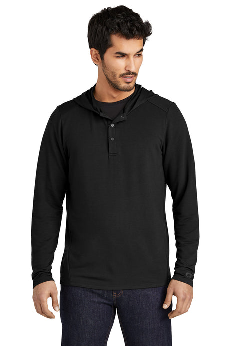 OGIO Men's Luuma Flex Hooded Henley Sweatshirt. LOG850 OGIO