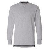 J. America Unisex Vintage Brushed Jersey Henley 8244