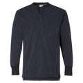 J. America Unisex Vintage Brushed Jersey Henley 8244