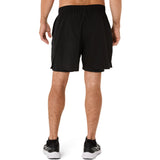 Asics Men's Silver 2-N-1 7-Inch Shorts-2