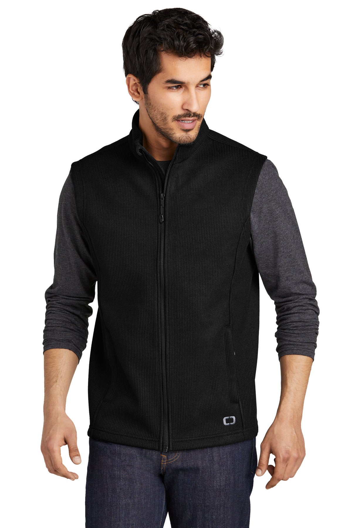 OGIO Men's Grit Fleece Vest. OG730 OGIO