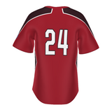Holloway Babe Ruth Sublimated Lightweight Two-Button Baseball Jersey Team Baseball Jerseys