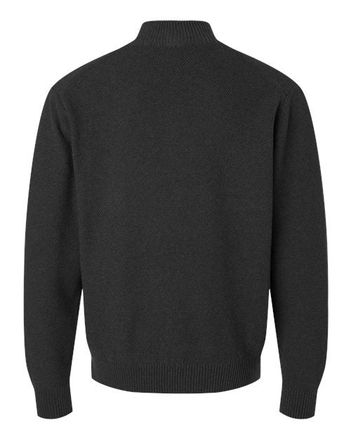 Devon & Jones Men's Hartland Textured Quarter Zip Sweater-2