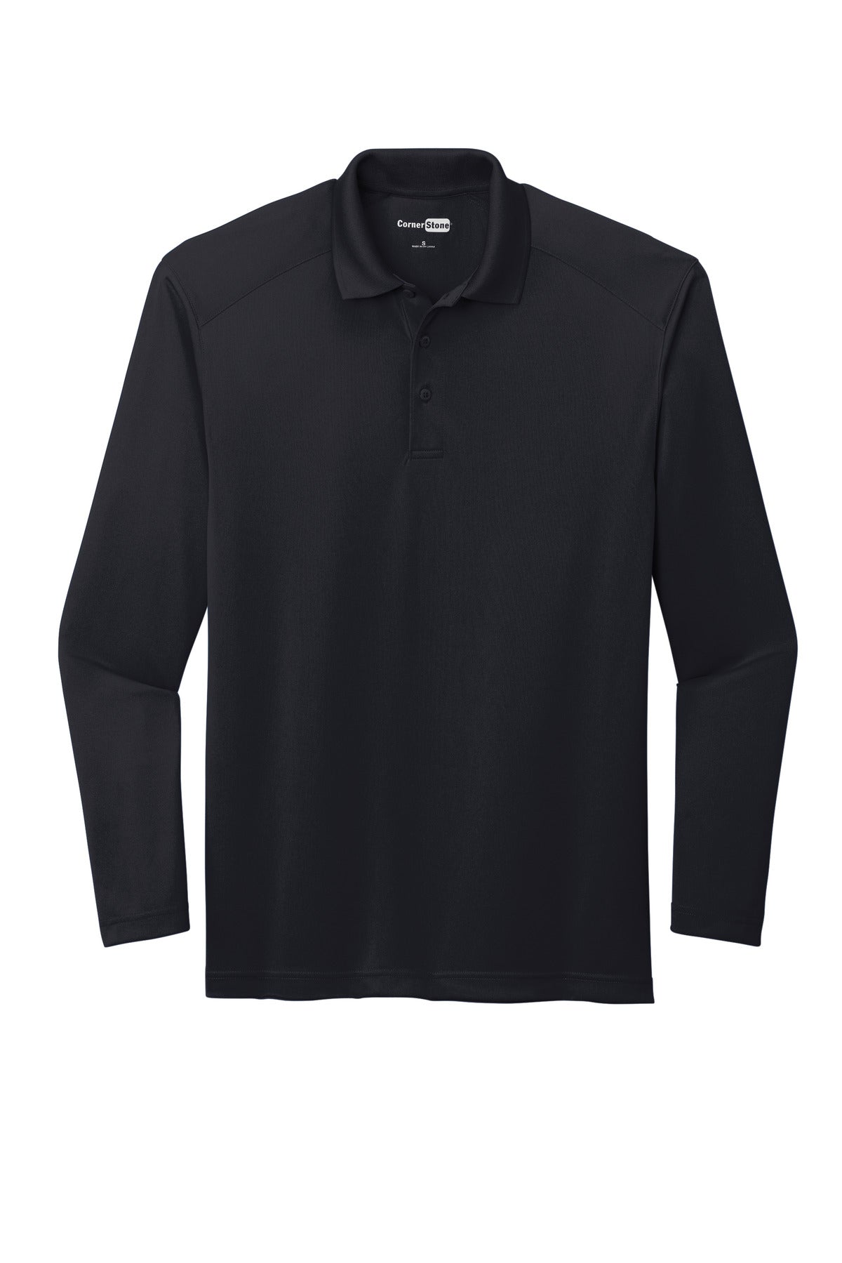 CornerStone Men's Select Lightweight Snag-Proof Long Sleeve Polo. CS418LS CornerStone