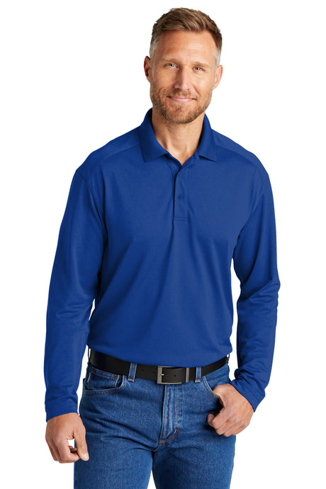 CornerStone Men's Select Lightweight Snag-Proof Long Sleeve Polo. CS418LS CornerStone