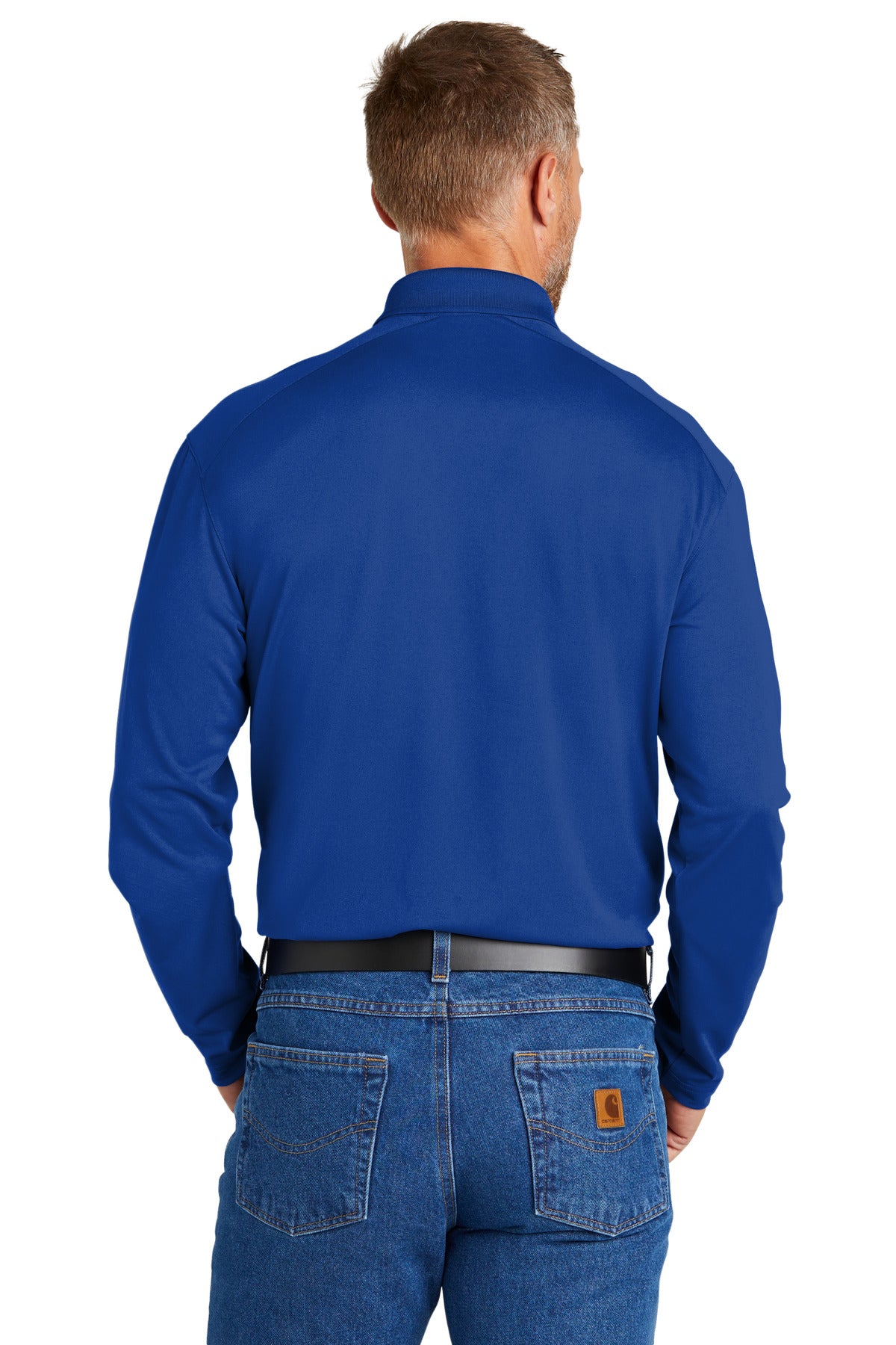 CornerStone Men's Select Lightweight Snag-Proof Long Sleeve Polo. CS418LS CornerStone