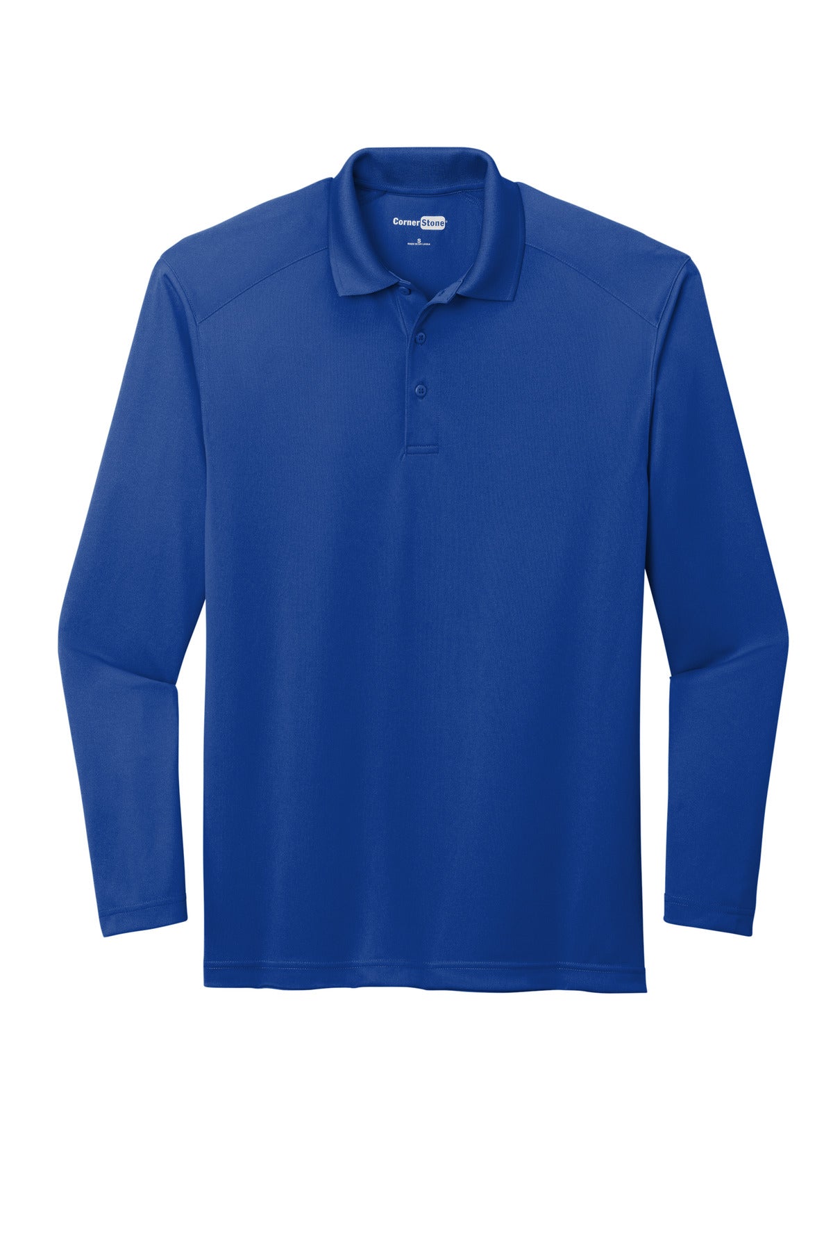 CornerStone Men's Select Lightweight Snag-Proof Long Sleeve Polo. CS418LS CornerStone