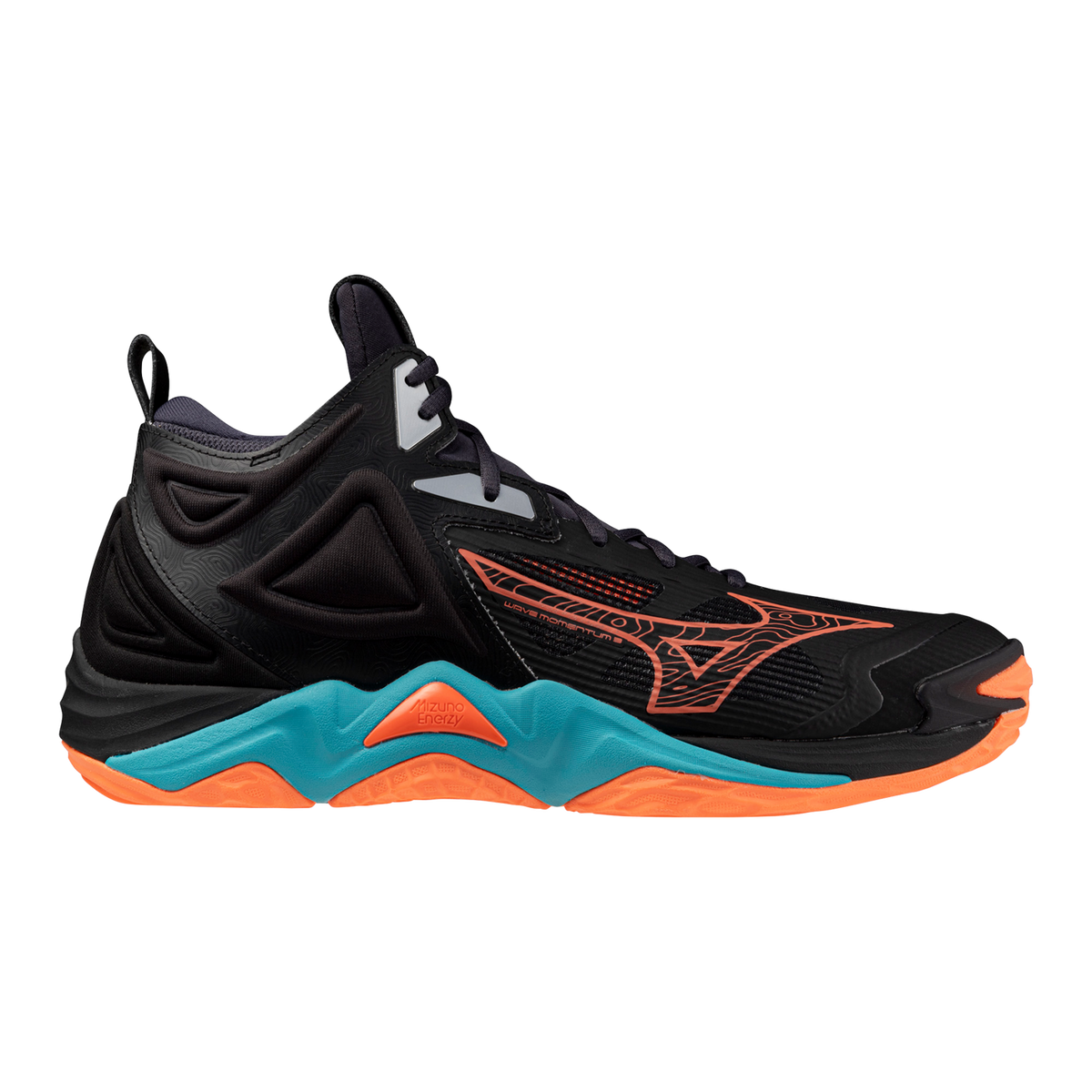 Mizuno Adult Wave Momentum 3 Mid Volleyball Shoes-6