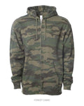 Independent Trading Co. Men's Midweight Full-Zip Hooded Sweatshirt Mens Apparel Jackets & Vests