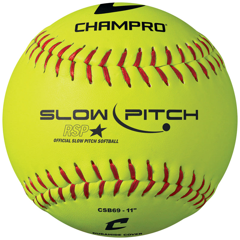 Champro 11" Slowpitch Practice Softball - Dozen
