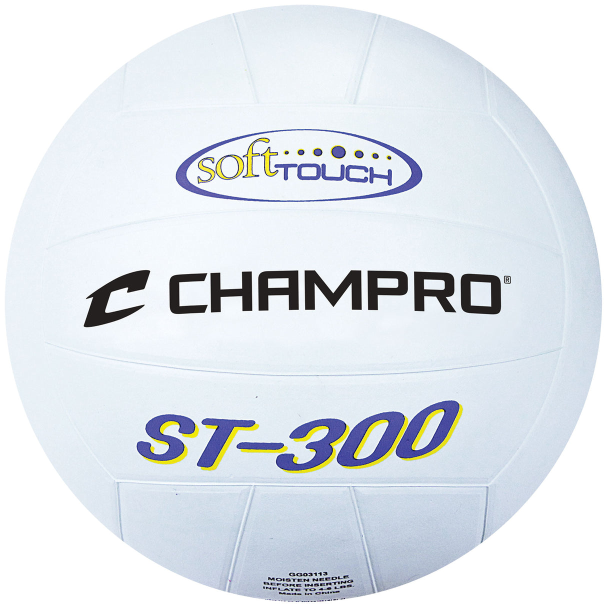 Champro 300 Rubber White Volleyball