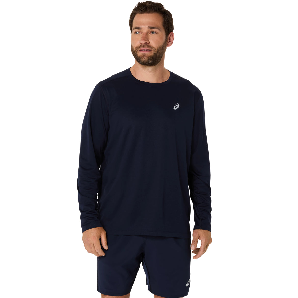 Asics Men's Silver Long Sleeve Top-1