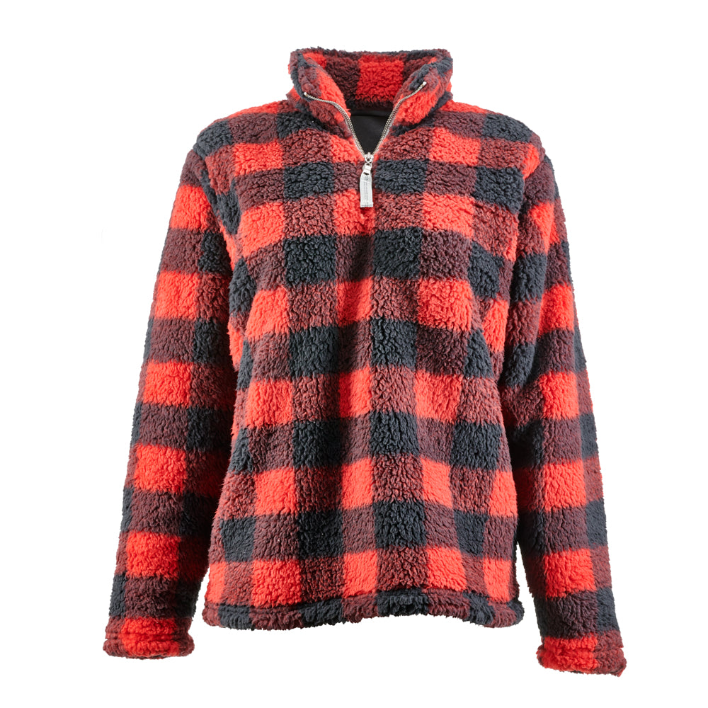 J. America Women's Epic 1/4 Zip Sherpa 8451