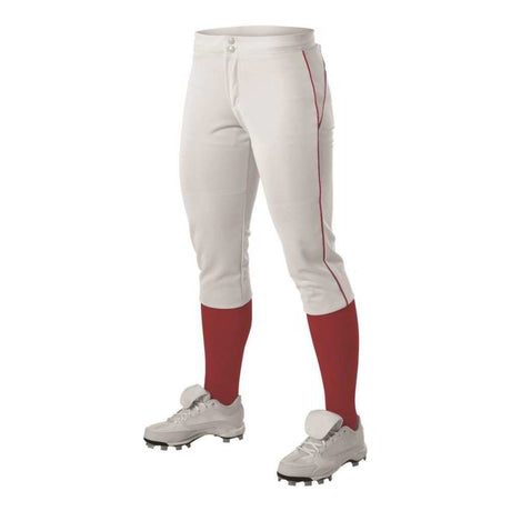 Alleson Girl's Belt Loop Fastpitch Pant Softball Pants & Shorts Youth