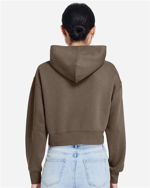 Lane Seven Women's Relaxed Cropped Hoodie Sweatshirt-5