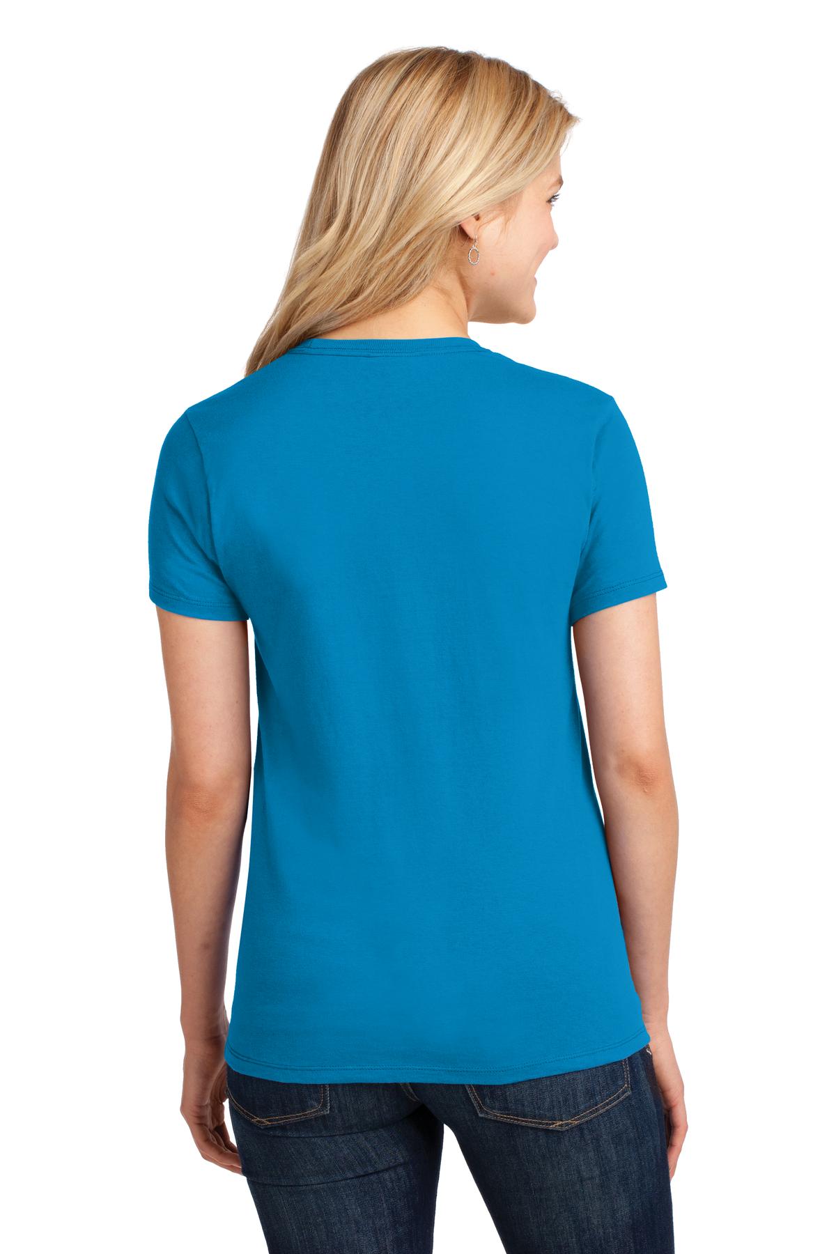 Port & Company Women's Core Cotton Tee. LPC54 3 of 3
