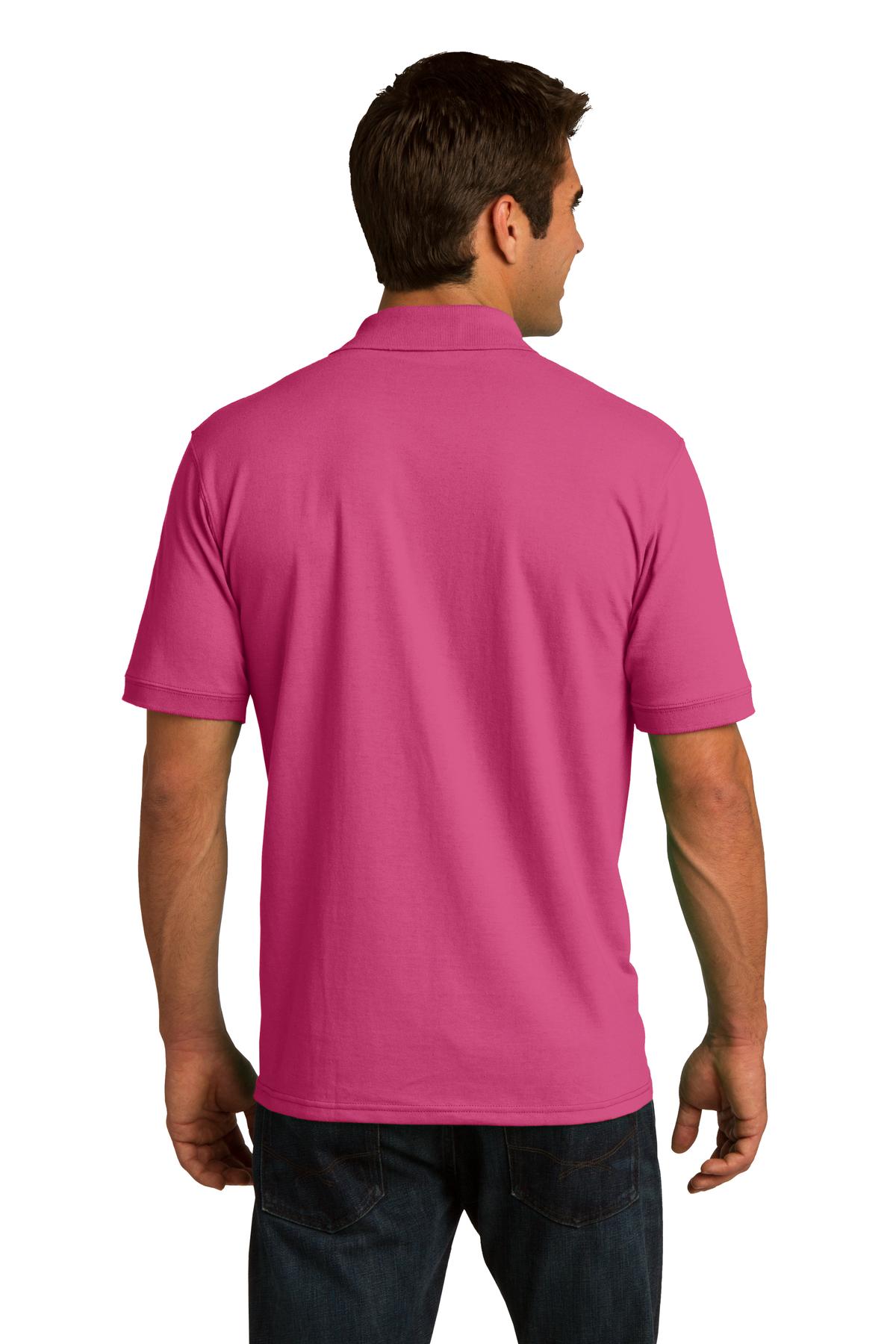 Port & Company Men's Core Blend Jersey Knit Polo 3 of 3