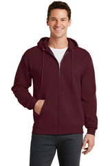 Port & Company - Men's Core Fleece Full-Zip Hooded Sweatshirt