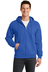 Port & Company - Men's Core Fleece Full-Zip Hooded Sweatshirt