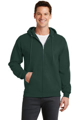 Port & Company - Men's Core Fleece Full-Zip Hooded Sweatshirt