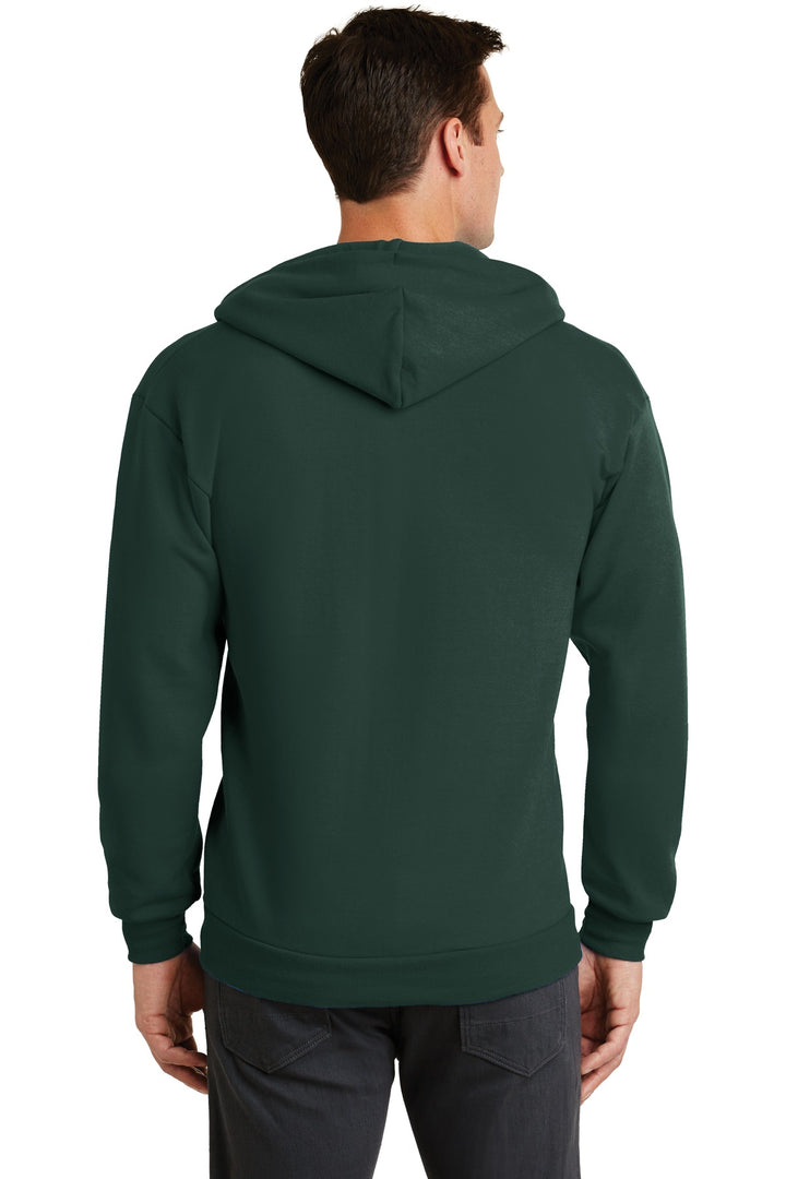 Port & Company - Men's Core Fleece Full-Zip Hooded Sweatshirt