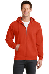 Port & Company - Men's Core Fleece Full-Zip Hooded Sweatshirt