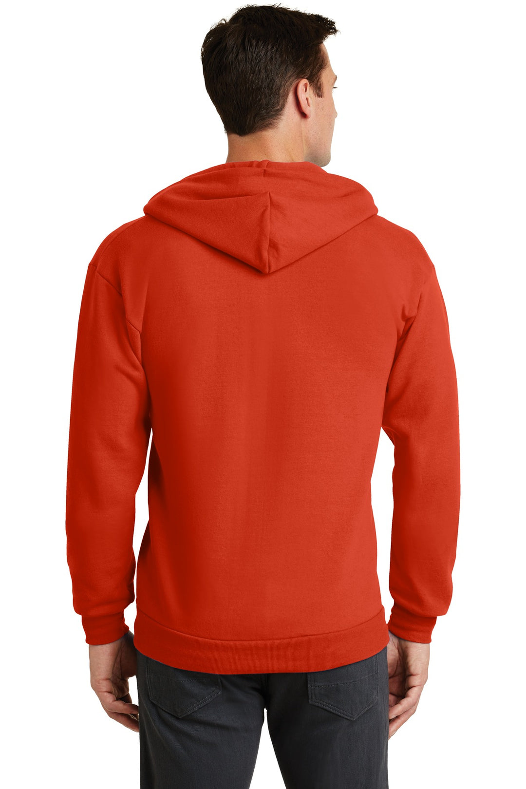 Port & Company - Men's Core Fleece Full-Zip Hooded Sweatshirt