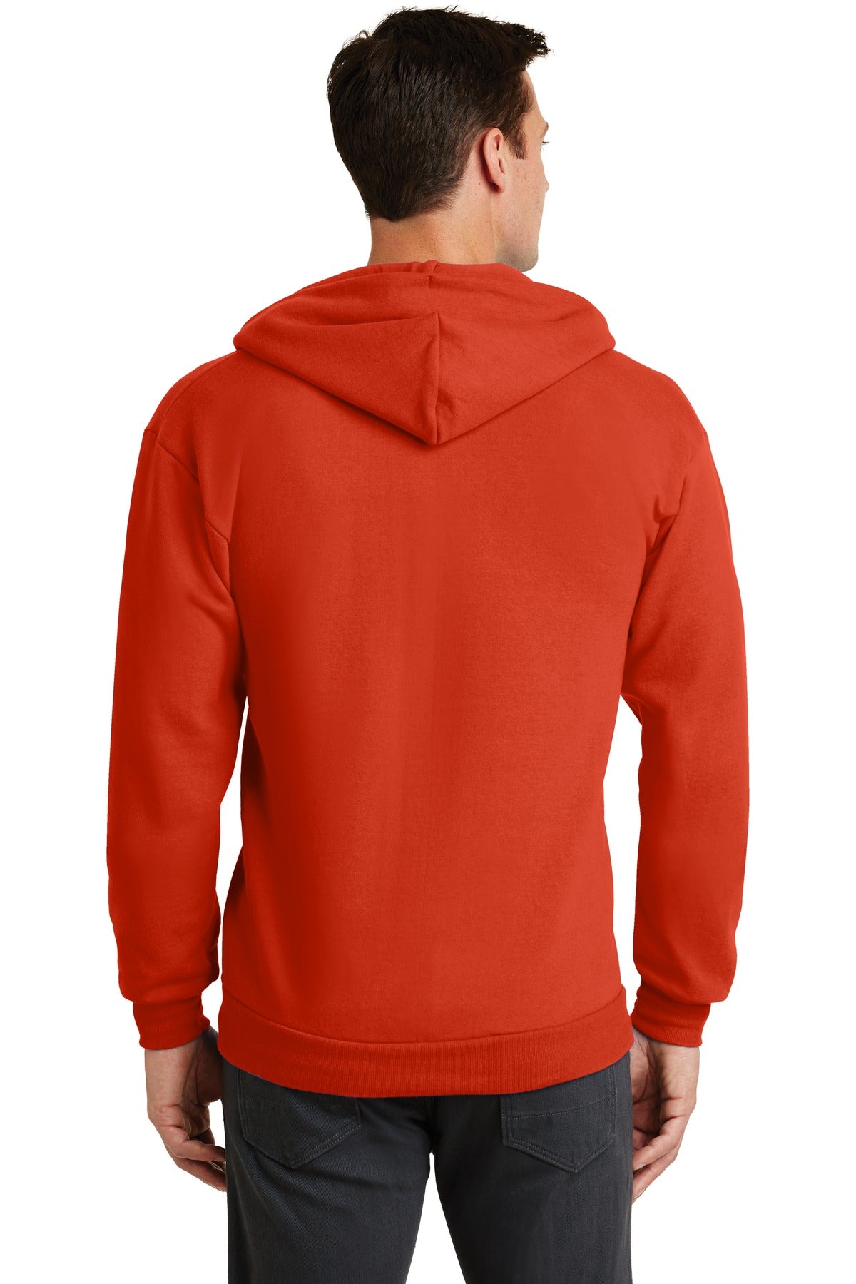 Port & Company - Men's Core Fleece Full-Zip Hooded Sweatshirt