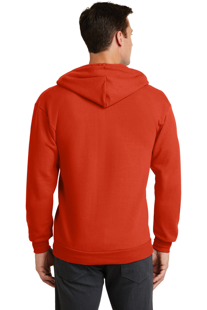 Port & Company - Men's Core Fleece Full-Zip Hooded Sweatshirt