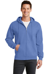 Port & Company - Men's Core Fleece Full-Zip Hooded Sweatshirt