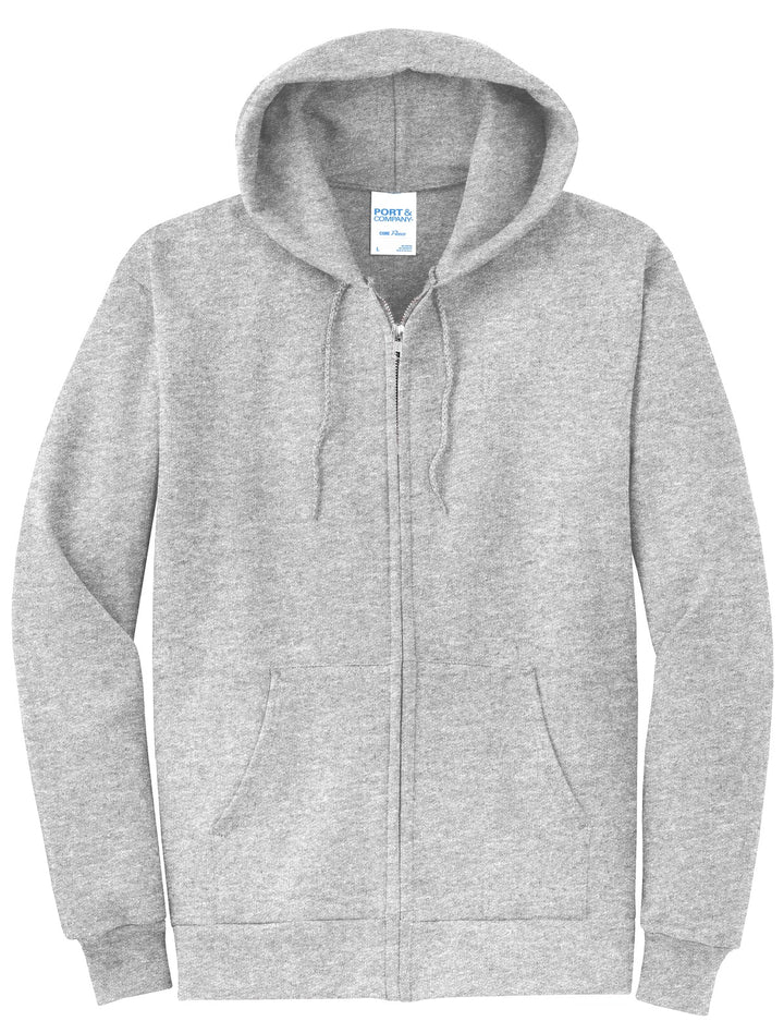 Port & Company - Men's Core Fleece Full-Zip Hooded Sweatshirt