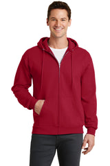 Port & Company - Men's Core Fleece Full-Zip Hooded Sweatshirt