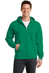 Port & Company - Men's Core Fleece Full-Zip Hooded Sweatshirt