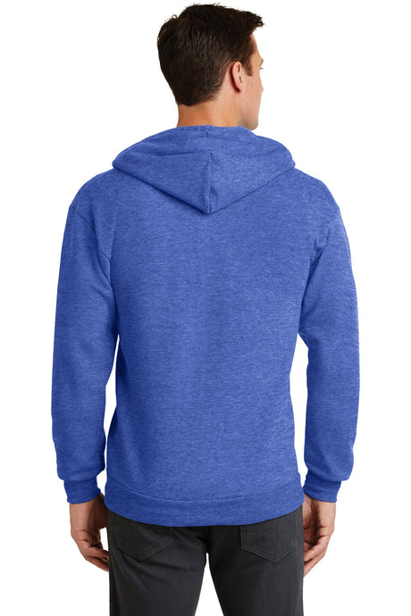 Port & Company - Men's Core Fleece Full-Zip Hooded Sweatshirt Mens Apparel Sweatshirts & Fleece