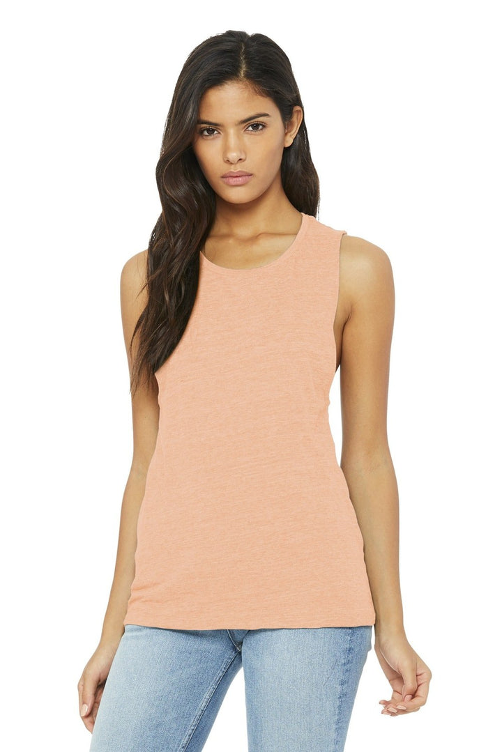 BELLA + CANVAS Women's Flowy Scoop Muscle Tank Top BC8803