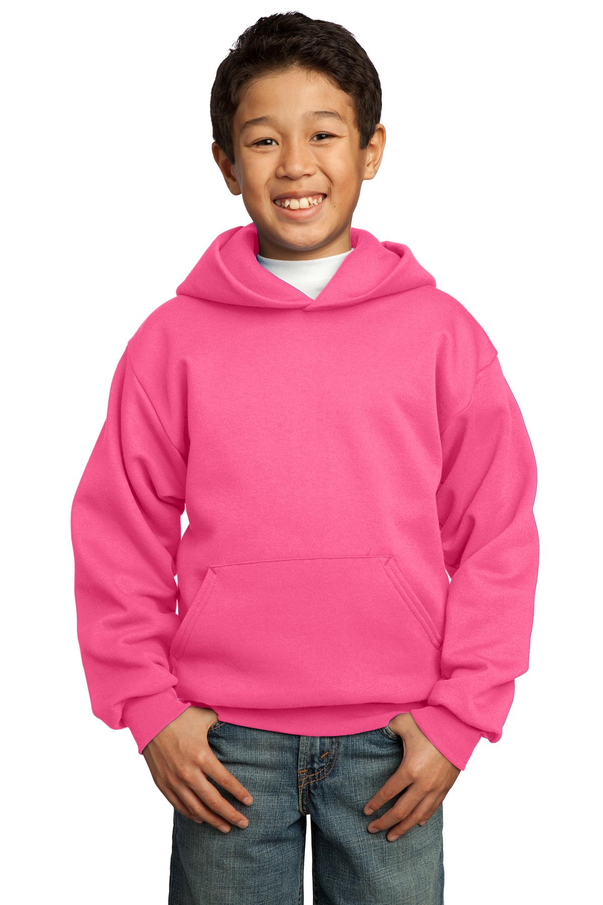 Port & Company - Youth Core Fleece Pullover Hooded Sweatshirt