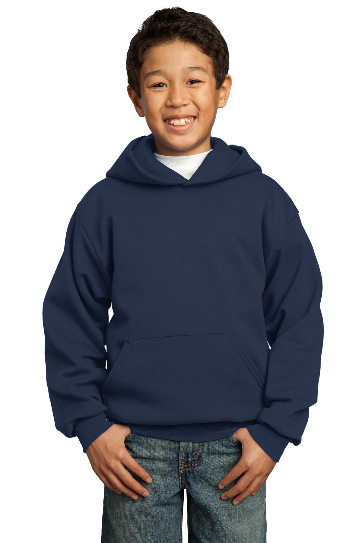 Port & Company Youth Core Fleece Pullover Hooded Sweatshirt