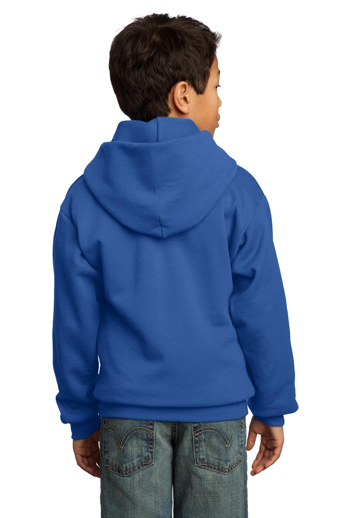 Port & Company Youth Core Fleece Pullover Hooded Sweatshirt
