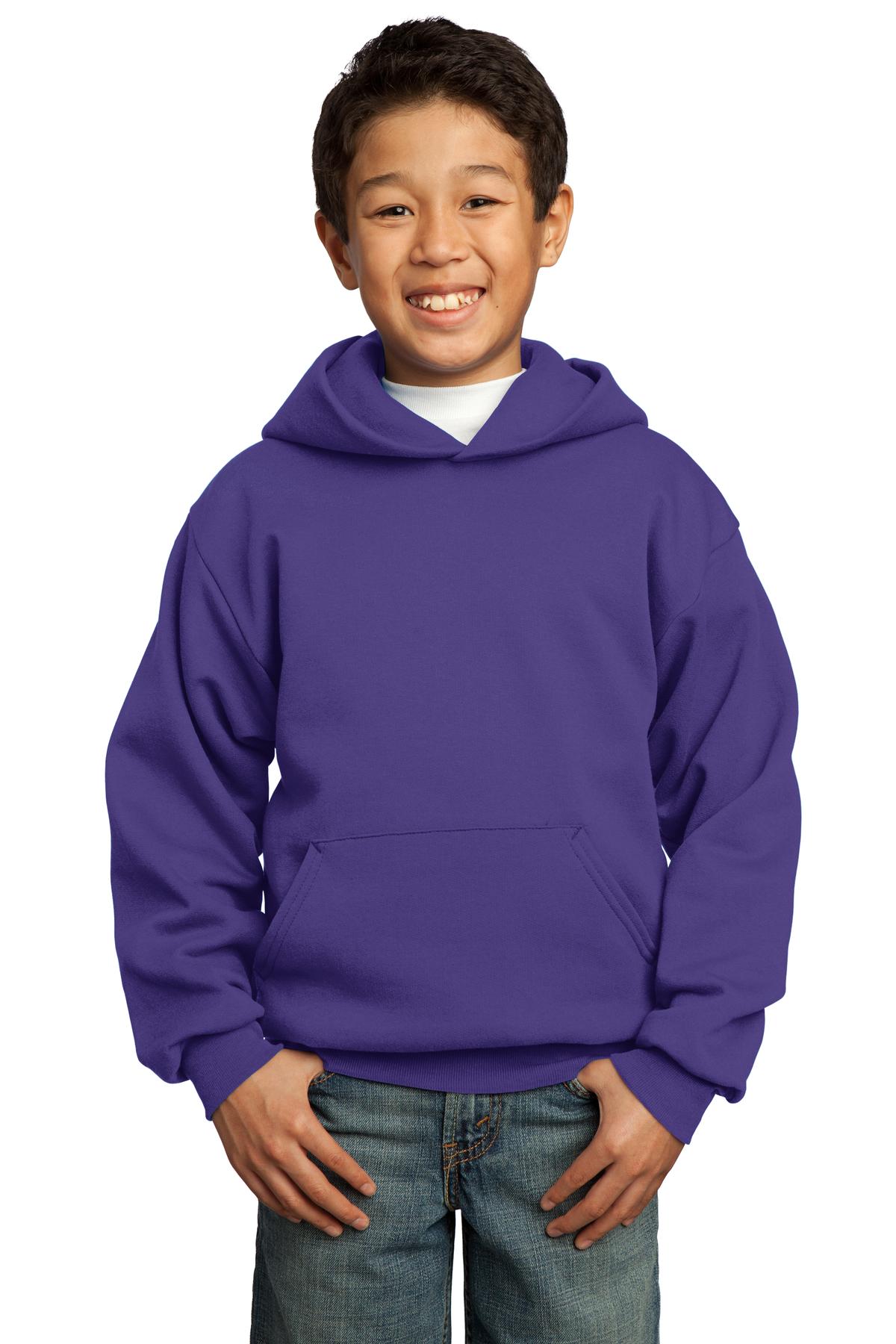 Port & Company Youth Core Fleece Pullover Hooded Sweatshirt