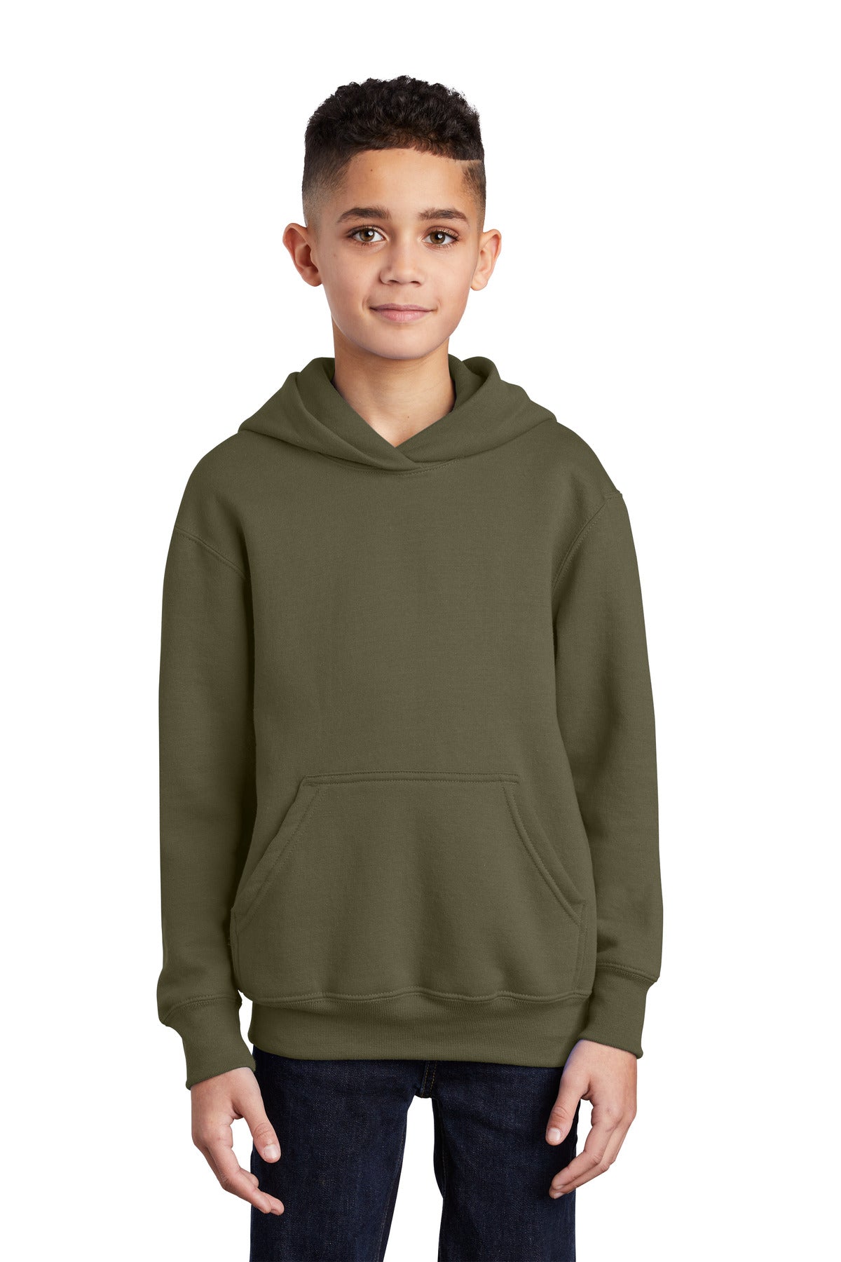 Port & Company Youth Core Fleece Pullover Hooded Sweatshirt