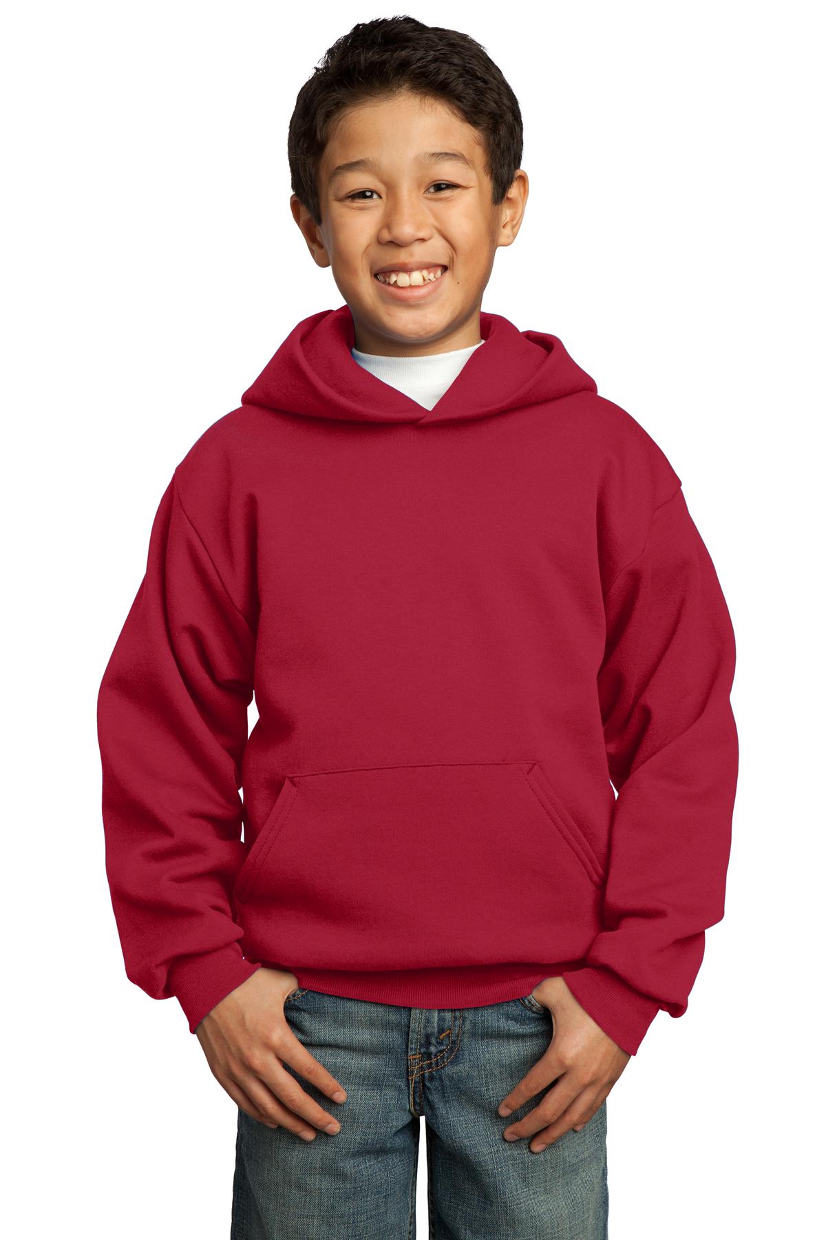 Port & Company Youth Core Fleece Pullover Hooded Sweatshirt