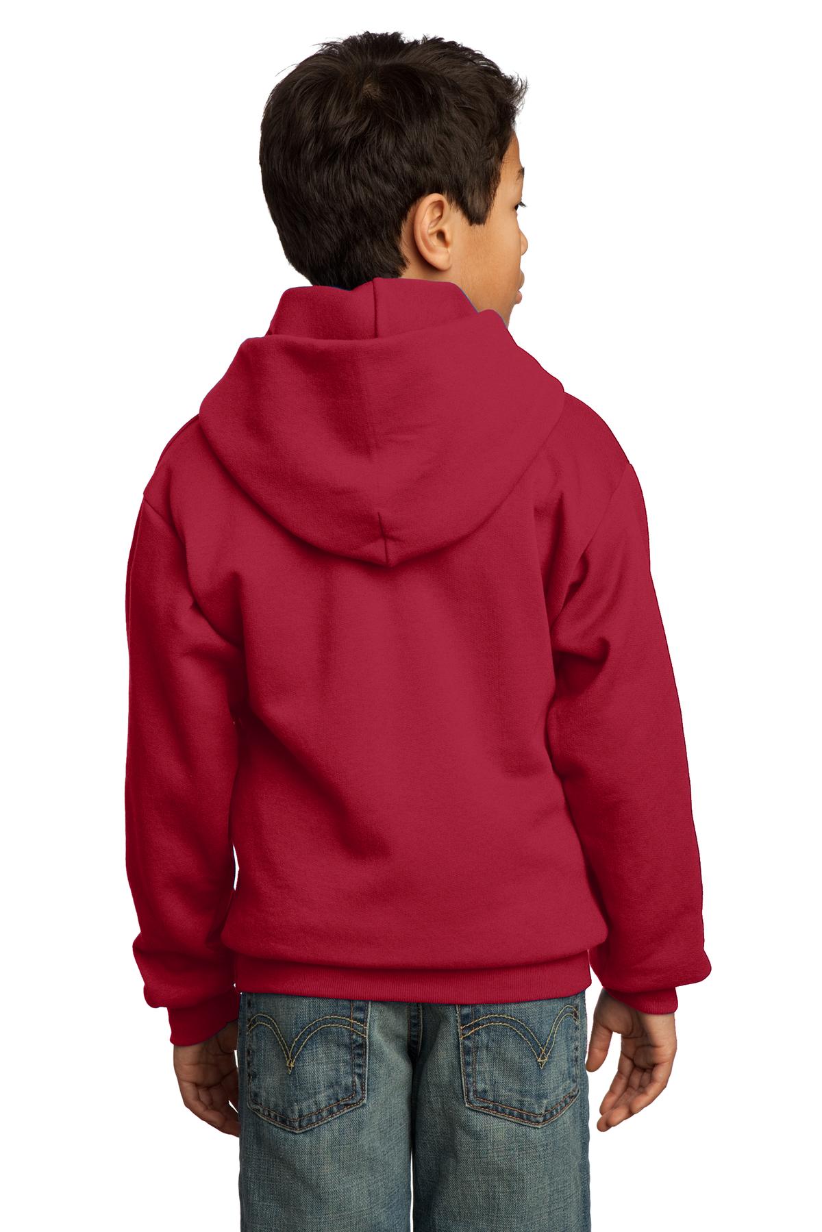 Port & Company Youth Core Fleece Pullover Hooded Sweatshirt