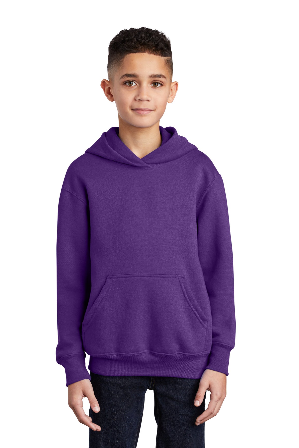 Port & Company Youth Core Fleece Pullover Hooded Sweatshirt