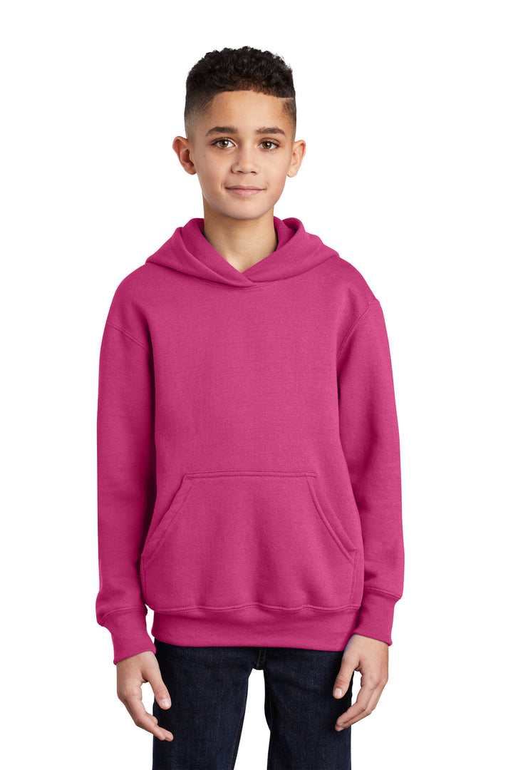 Port & Company - Youth Core Fleece Pullover Hooded Sweatshirt