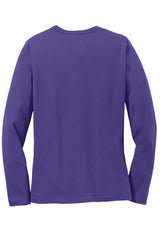 Port & Company Womens Long Sleeve Core Cotton Tee. LPC54LS Womens Apparel Shirts & Tops