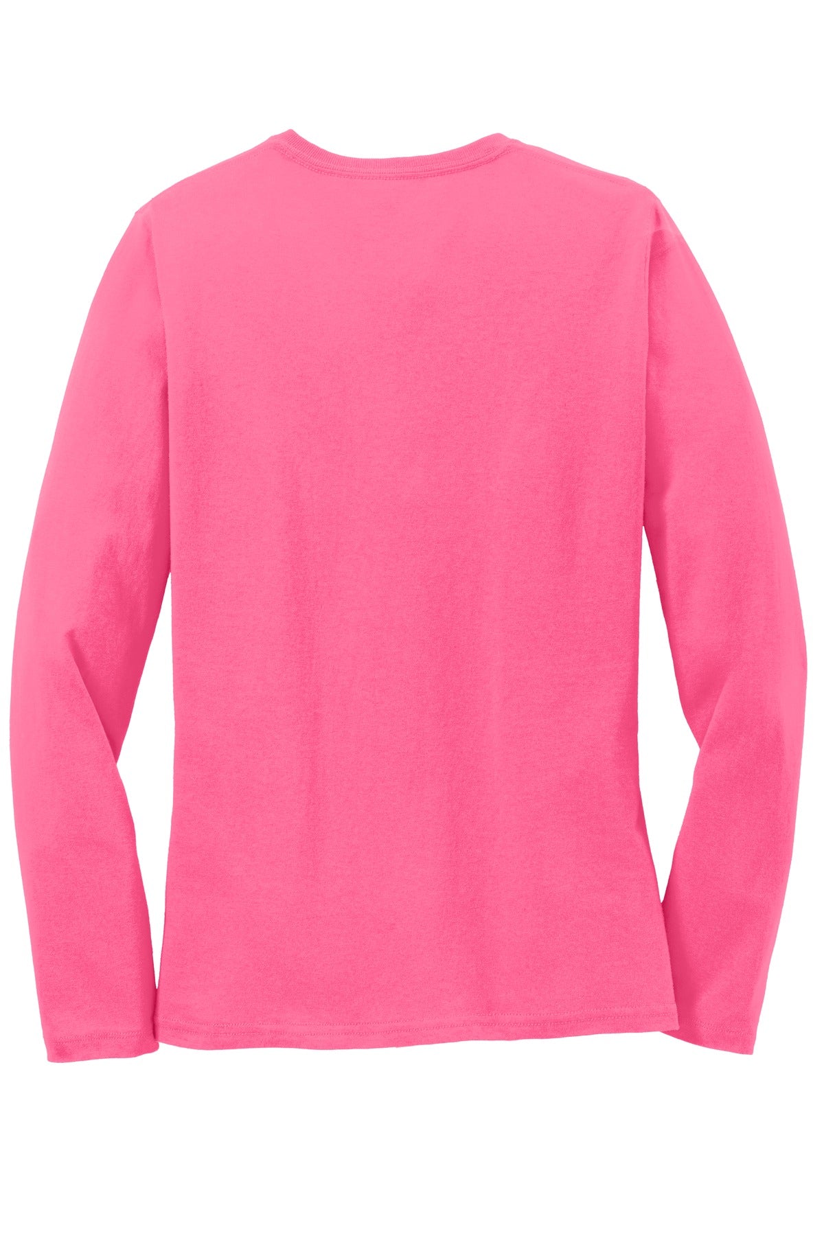 Port & Company Womens Long Sleeve Core Cotton Tee. LPC54LS Womens Apparel Shirts & Tops